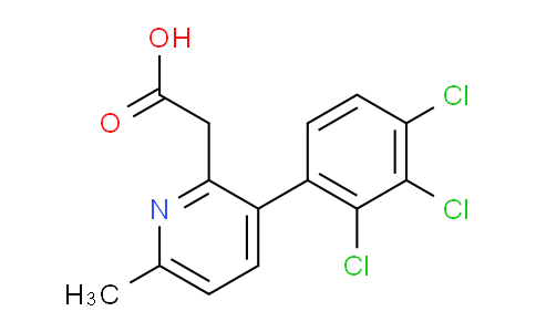 AM30824 | 1361571-36-9 | 6-Methyl-3-(2,3,4-trichlorophenyl)pyridine-2-acetic acid