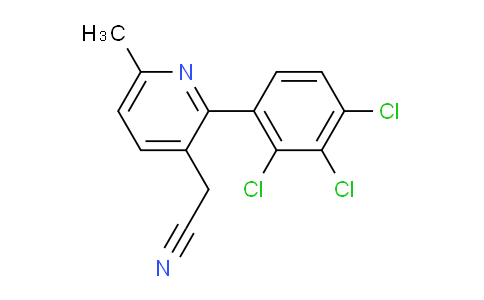 6-Methyl-2-(2,3,4-trichlorophenyl)pyridine-3-acetonitrile