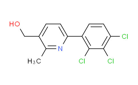 2-Methyl-6-(2,3,4-trichlorophenyl)pyridine-3-methanol