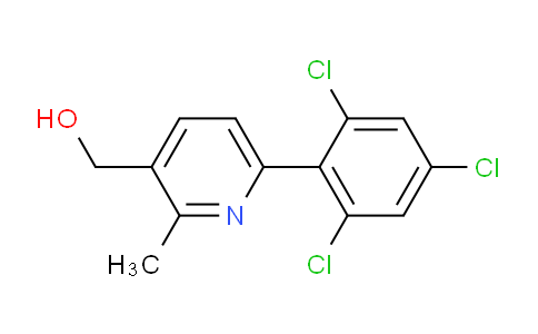 2-Methyl-6-(2,4,6-trichlorophenyl)pyridine-3-methanol