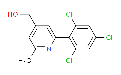 2-Methyl-6-(2,4,6-trichlorophenyl)pyridine-4-methanol