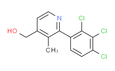 3-Methyl-2-(2,3,4-trichlorophenyl)pyridine-4-methanol