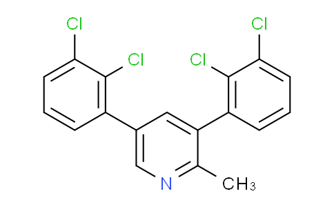 3,5-Bis(2,3-dichlorophenyl)-2-methylpyridine