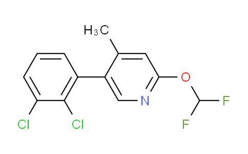 5-(2,3-Dichlorophenyl)-2-(difluoromethoxy)-4-methylpyridine
