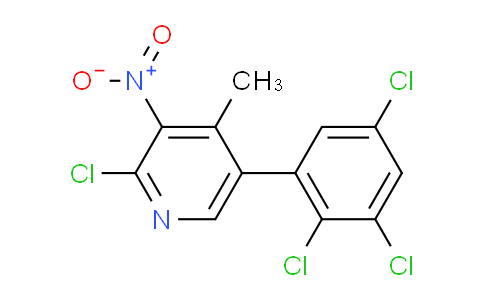 2-Chloro-4-methyl-3-nitro-5-(2,3,5-trichlorophenyl)pyridine