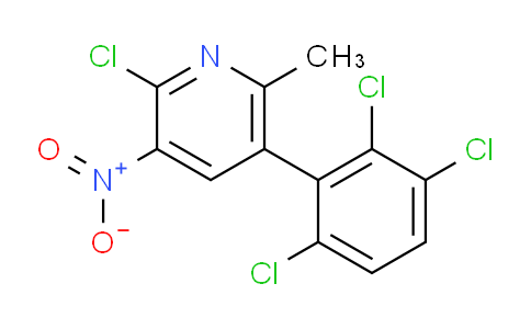 2-Chloro-6-methyl-3-nitro-5-(2,3,6-trichlorophenyl)pyridine