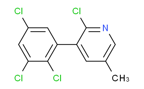 2-Chloro-5-methyl-3-(2,3,5-trichlorophenyl)pyridine