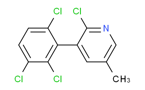 2-Chloro-5-methyl-3-(2,3,6-trichlorophenyl)pyridine