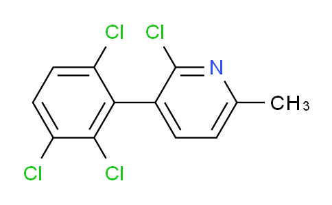 2-Chloro-6-methyl-3-(2,3,6-trichlorophenyl)pyridine