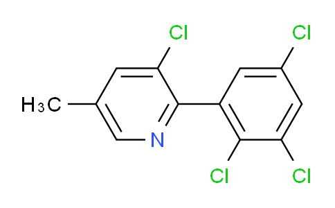 3-Chloro-5-methyl-2-(2,3,5-trichlorophenyl)pyridine