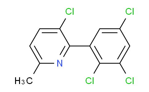 3-Chloro-6-methyl-2-(2,3,5-trichlorophenyl)pyridine