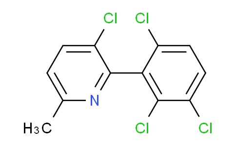 3-Chloro-6-methyl-2-(2,3,6-trichlorophenyl)pyridine