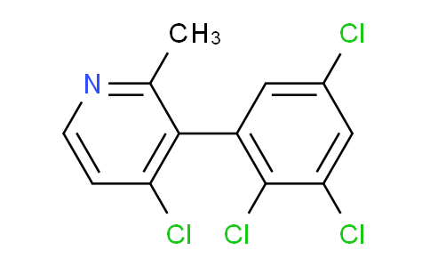 4-Chloro-2-methyl-3-(2,3,5-trichlorophenyl)pyridine