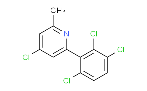 4-Chloro-2-methyl-6-(2,3,6-trichlorophenyl)pyridine
