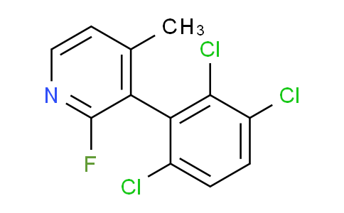 2-Fluoro-4-methyl-3-(2,3,6-trichlorophenyl)pyridine