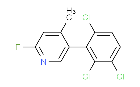 2-Fluoro-4-methyl-5-(2,3,6-trichlorophenyl)pyridine