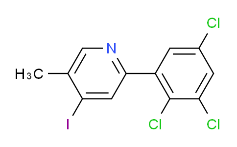 4-Iodo-5-methyl-2-(2,3,5-trichlorophenyl)pyridine