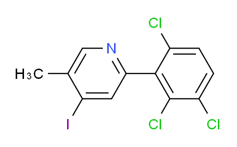 4-Iodo-5-methyl-2-(2,3,6-trichlorophenyl)pyridine