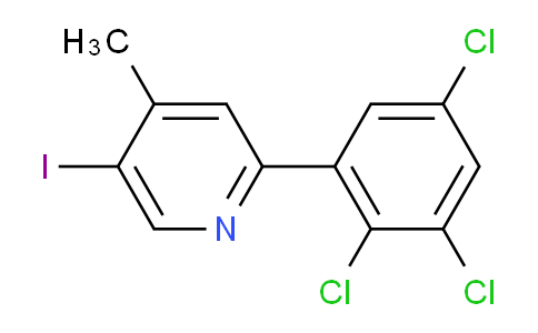5-Iodo-4-methyl-2-(2,3,5-trichlorophenyl)pyridine