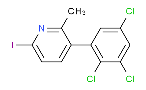 6-Iodo-2-methyl-3-(2,3,5-trichlorophenyl)pyridine