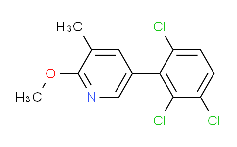 AM31170 | 1361666-89-8 | 2-Methoxy-3-methyl-5-(2,3,6-trichlorophenyl)pyridine