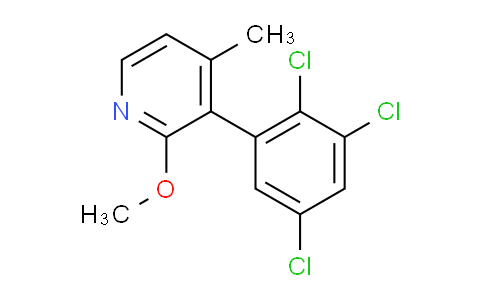 2-Methoxy-4-methyl-3-(2,3,5-trichlorophenyl)pyridine