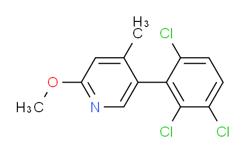 2-Methoxy-4-methyl-5-(2,3,6-trichlorophenyl)pyridine