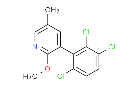 2-Methoxy-5-methyl-3-(2,3,6-trichlorophenyl)pyridine