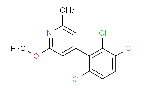 2-Methoxy-6-methyl-4-(2,3,6-trichlorophenyl)pyridine