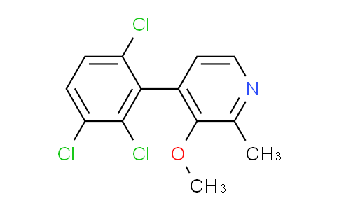 3-Methoxy-2-methyl-4-(2,3,6-trichlorophenyl)pyridine
