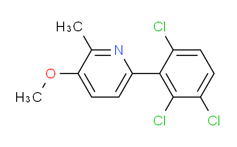 AM31186 | 1361719-21-2 | 3-Methoxy-2-methyl-6-(2,3,6-trichlorophenyl)pyridine