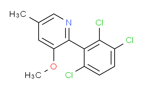 3-Methoxy-5-methyl-2-(2,3,6-trichlorophenyl)pyridine