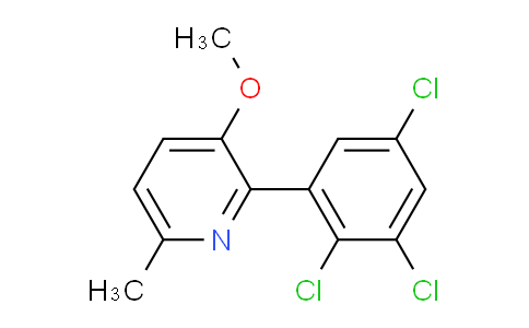 AM31191 | 1361572-44-2 | 3-Methoxy-6-methyl-2-(2,3,5-trichlorophenyl)pyridine