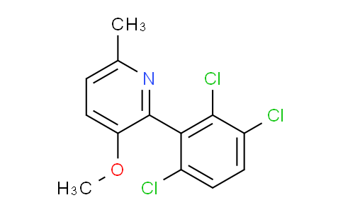 3-Methoxy-6-methyl-2-(2,3,6-trichlorophenyl)pyridine