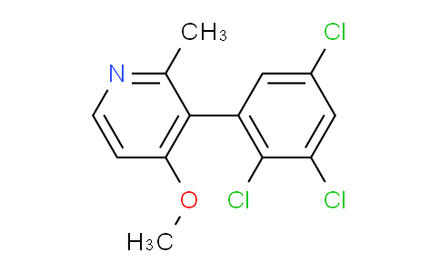 4-Methoxy-2-methyl-3-(2,3,5-trichlorophenyl)pyridine