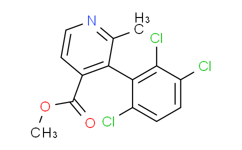 Methyl 2-methyl-3-(2,3,6-trichlorophenyl)isonicotinate