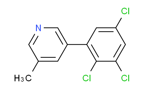 3-Methyl-5-(2,3,5-trichlorophenyl)pyridine