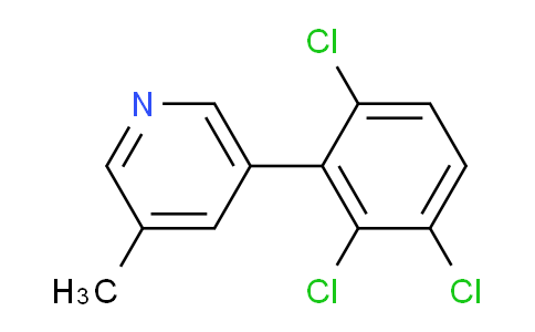 3-Methyl-5-(2,3,6-trichlorophenyl)pyridine