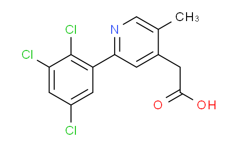 5-Methyl-2-(2,3,5-trichlorophenyl)pyridine-4-acetic acid