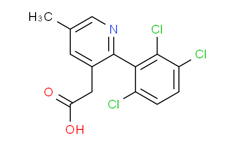 5-Methyl-2-(2,3,6-trichlorophenyl)pyridine-3-acetic acid