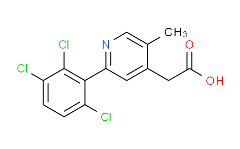 5-Methyl-2-(2,3,6-trichlorophenyl)pyridine-4-acetic acid