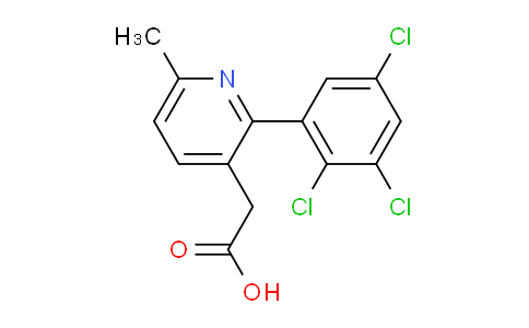 6-Methyl-2-(2,3,5-trichlorophenyl)pyridine-3-acetic acid