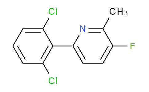 6-(2,6-Dichlorophenyl)-3-fluoro-2-methylpyridine