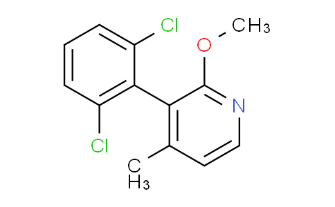 3-(2,6-Dichlorophenyl)-2-methoxy-4-methylpyridine