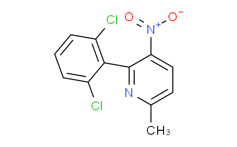 2-(2,6-Dichlorophenyl)-6-methyl-3-nitropyridine