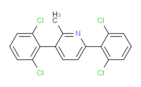 3,6-Bis(2,6-dichlorophenyl)-2-methylpyridine