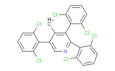 4-Methyl-2,3,5-tris(2,6-dichlorophenyl)pyridine