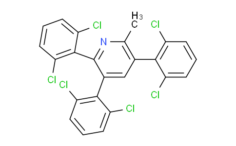 6-Methyl-2,3,5-tris(2,6-dichlorophenyl)pyridine