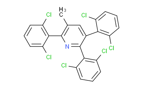 5-Methyl-2,3,6-tris(2,6-dichlorophenyl)pyridine