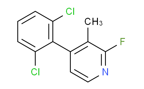 4-(2,6-Dichlorophenyl)-2-fluoro-3-methylpyridine